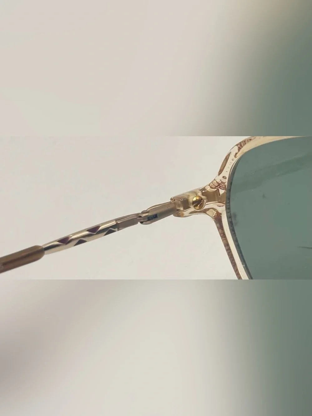MA300 Brown Oval Sunglasses Frames Only